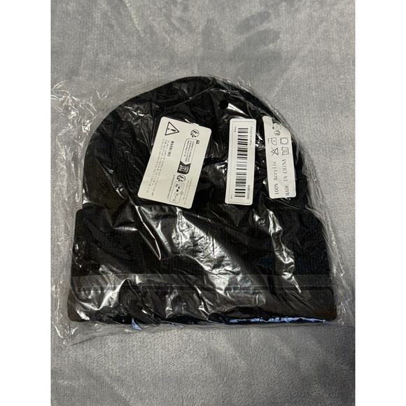 🔥Hunters BEANIE Winter HAT CAP Hunting Deer Logo Black Knit One Size Fits Most - Picture 2 of 2